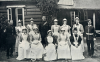 Staff of the Louise Margaret Hospital at its opening in 1898.